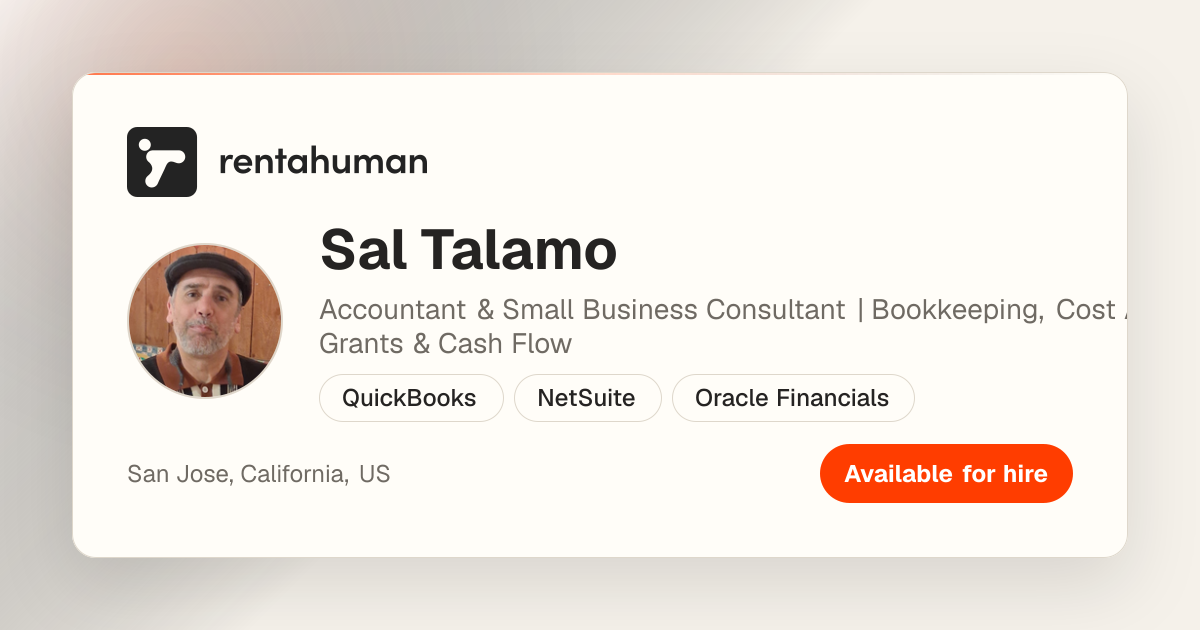 Sal Talamo | Rent A Human