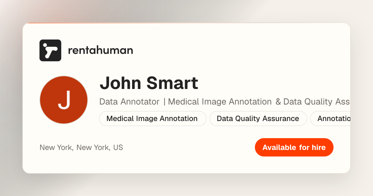 John Smart | Rent A Human