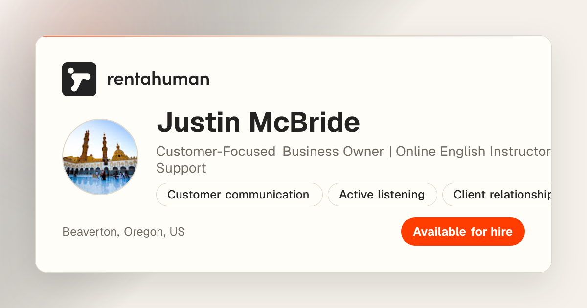 Justin McBride | Rent A Human