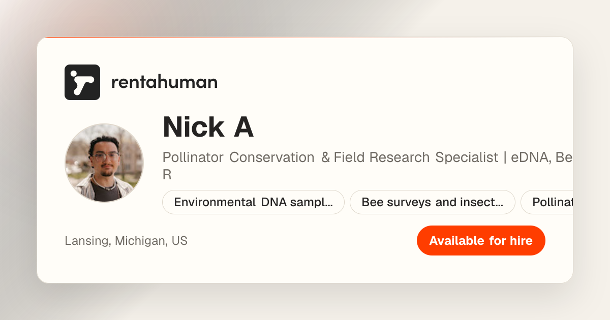 Nick A | Rent A Human